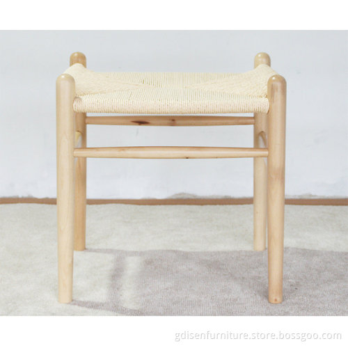 High quality modern natural CH53 wooden stool